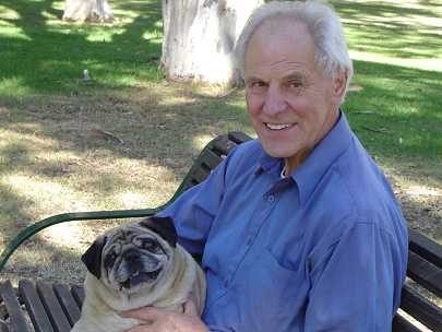 Dad and pug March 2004